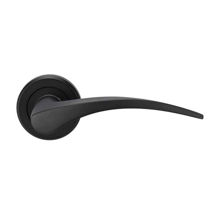 Carlisle Brass Black Xd07 Olivier Lever Rose Door Handle, Matt