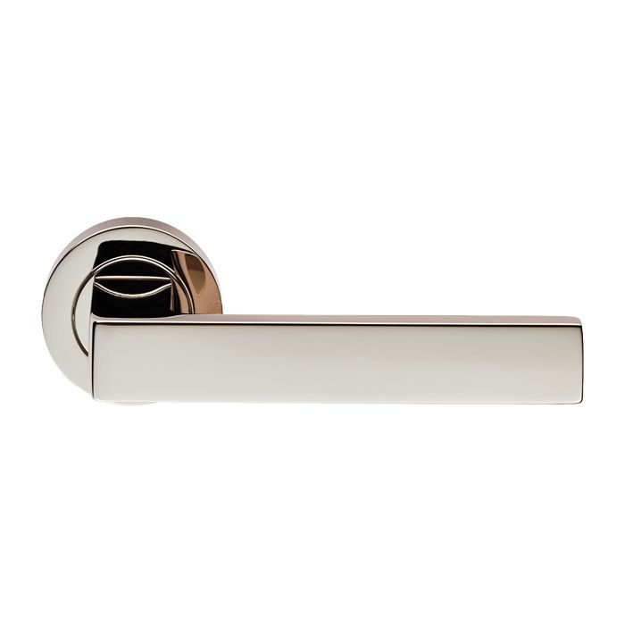 Carlisle Brass Xd11 Sasso Solid Brass Door Handle, Polished Nickel