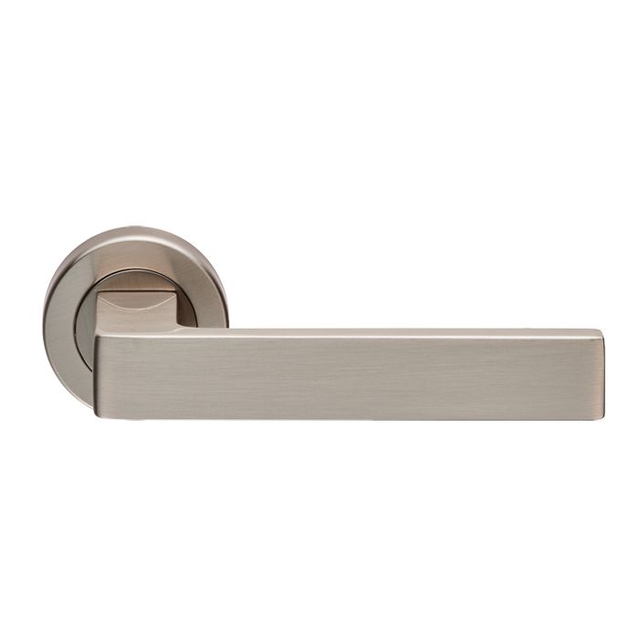 Carlisle Brass Xd11 Sasso Solid Brass Door Handle, Satin Nickel