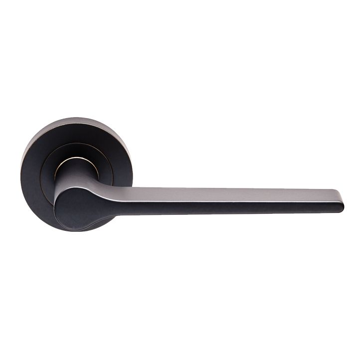 Carlisle Brass Black Xd12 Velino Solid Brass Door Handle, Matt