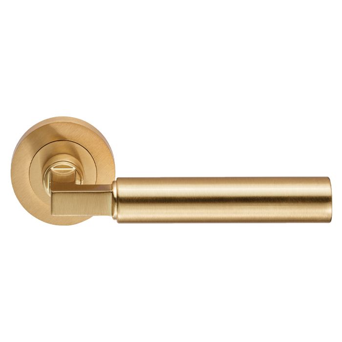 Carlisle Brass Xd13 Amiata Solid Brass Door Handle, Satin Brass