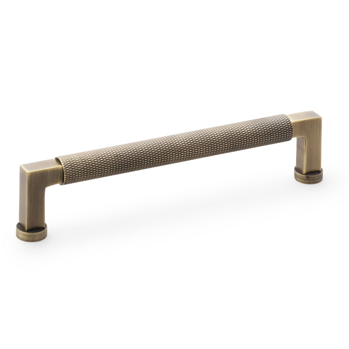 Carlisle Brass Alexander And Wilks - Camille Knurled Cabinet Pull Handle - Antique Brass