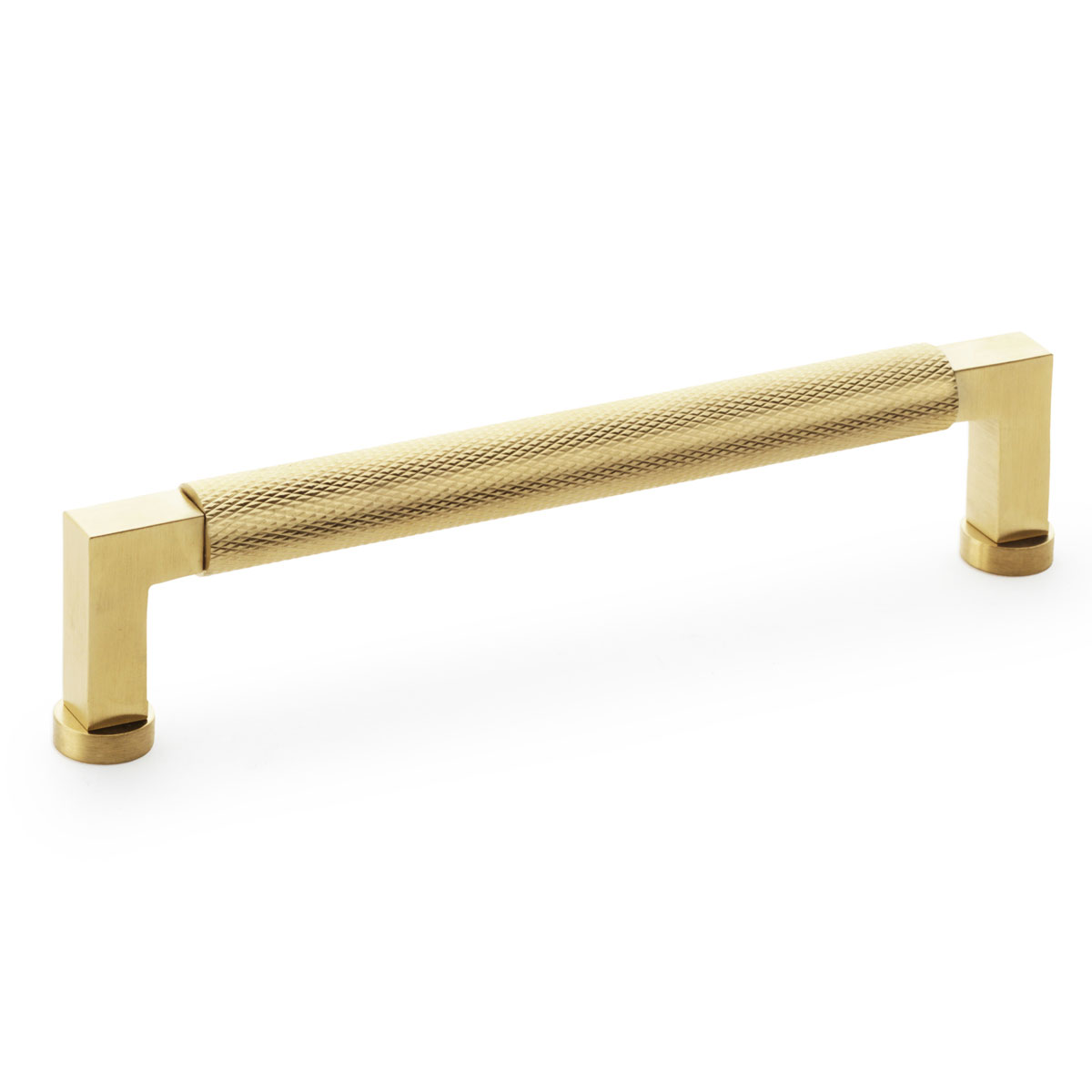 Carlisle Brass Alexander And Wilks - Camille Knurled Cabinet Pull Handle - Satin Brass
