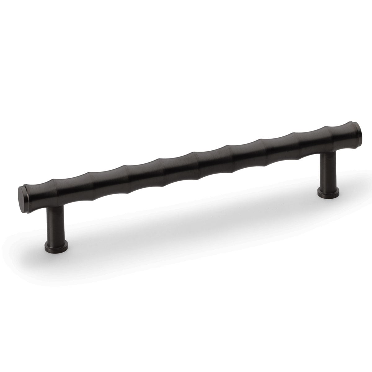 Carlisle Brass Black Crispin Bamboo T-Bar Cupboard Pull Handle, 128Mm