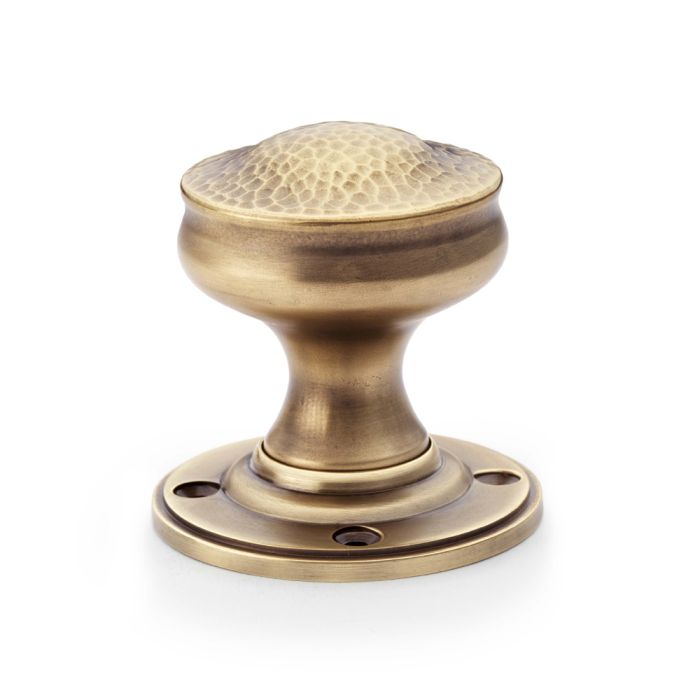 Carlisle Brass Xd16 Hammered Internal Door Knob In Antique Brass