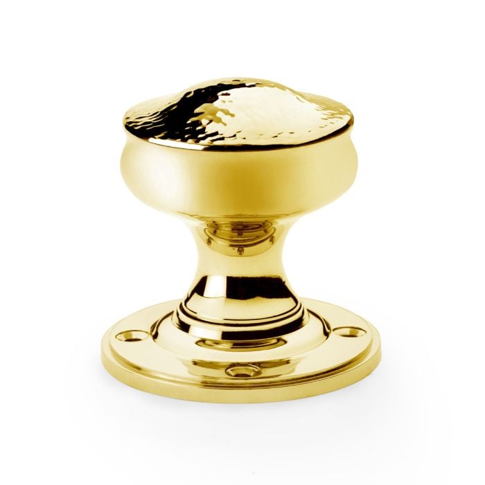 Carlisle Brass Xd16 Hammered Internal Door Knob In Unlacquered Brass