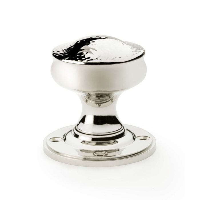 Carlisle Brass Xd16 Hammered Internal Door Knob In Polished Nickel