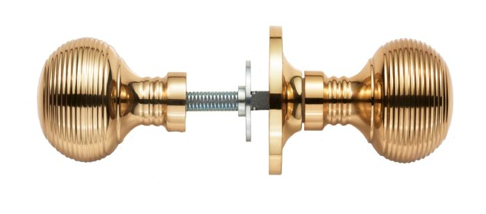 Carlisle Brass Xd22 Queen Anne Rim Door Knob, Polished Brass