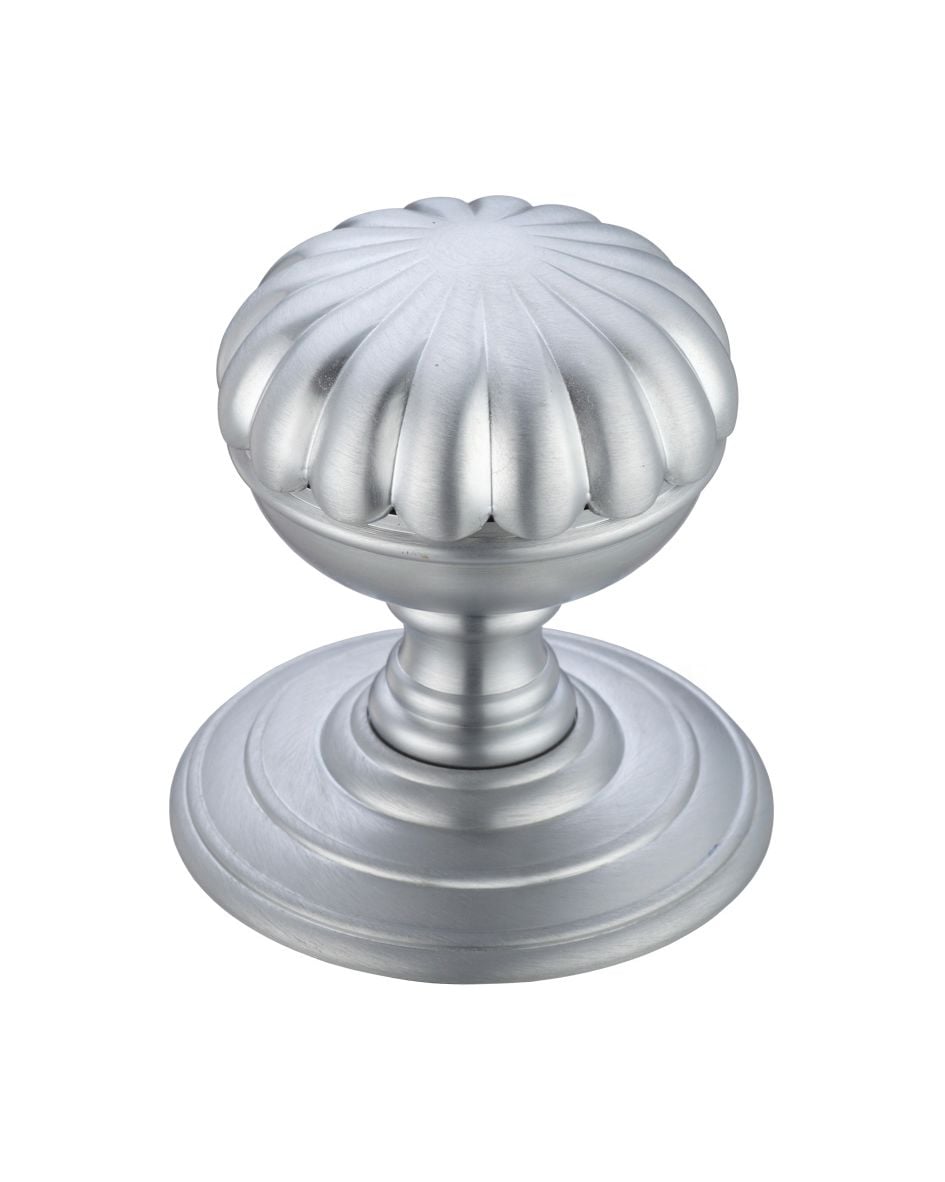 Zoo Xd28 Flower Internal Door Knob, Satin Chrome