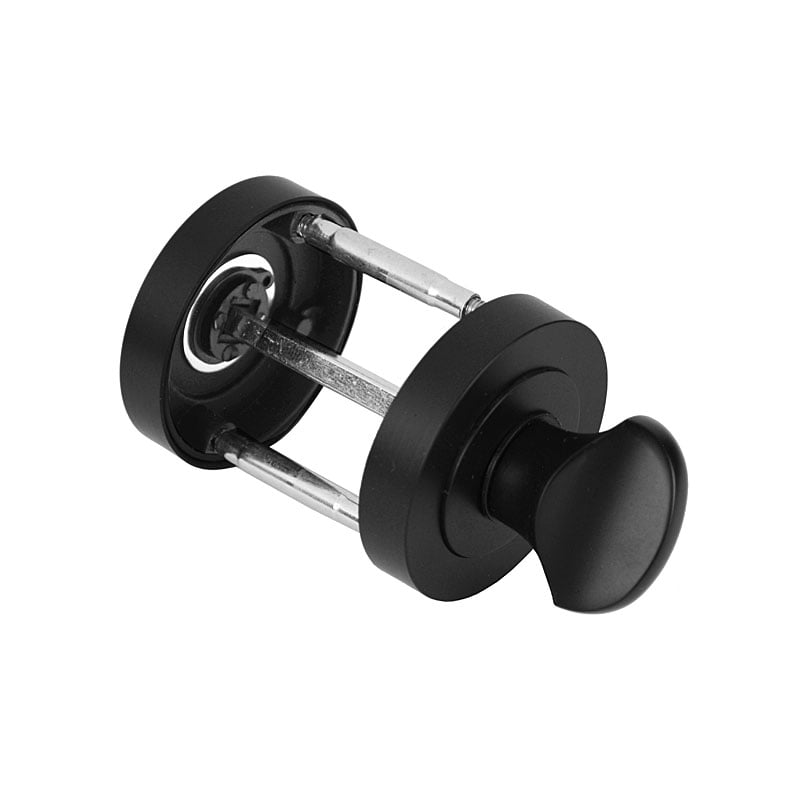 Handlestore Black Z101 Matt Bathroom Egress Thumbturn Assembly With Fixings