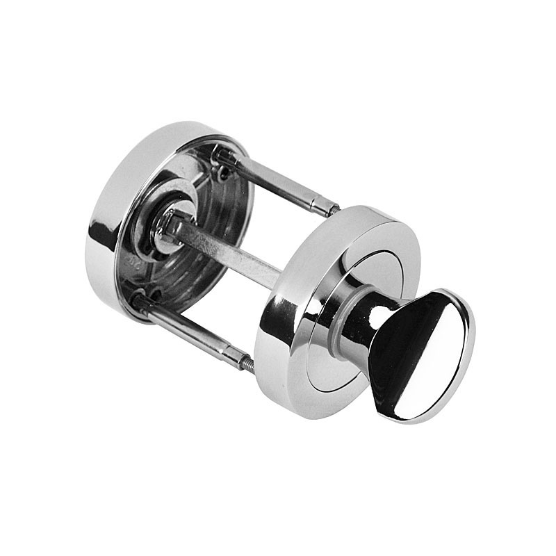 Handlestore Z101 Chrome Bathroom Egress Thumbturn Assembly With Fixings
