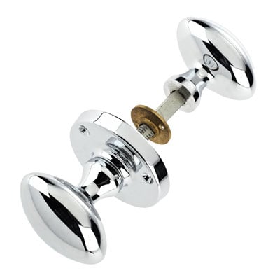 Frelan Z92 Oval Rim Knob Polished Chrome
