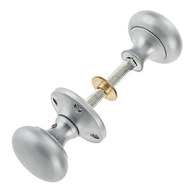 Frelan Z93 Mushroom Rim Knob Satin Chrome