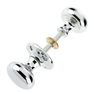 Frelan Z93 Mushroom Rim Knob Polished Chrome