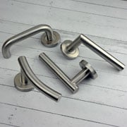 Stainless steel door handles