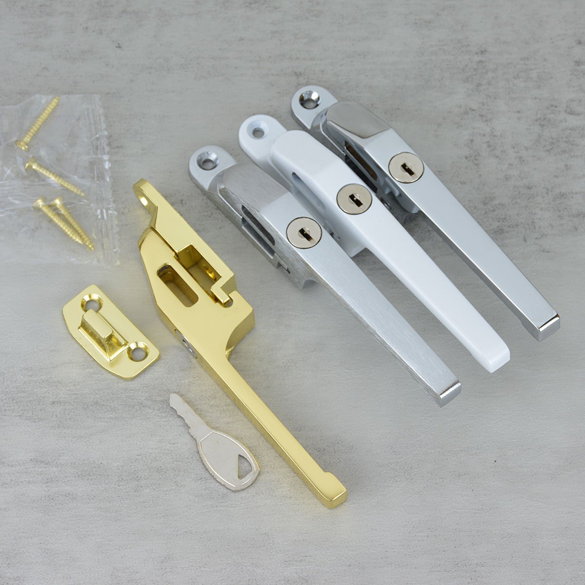 locking casement fastener