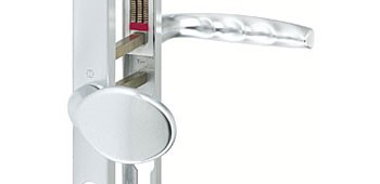 lever pad upvc door handles with offset spindles