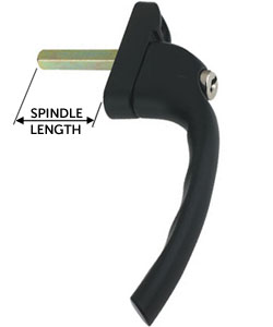 espag handle with a spindle